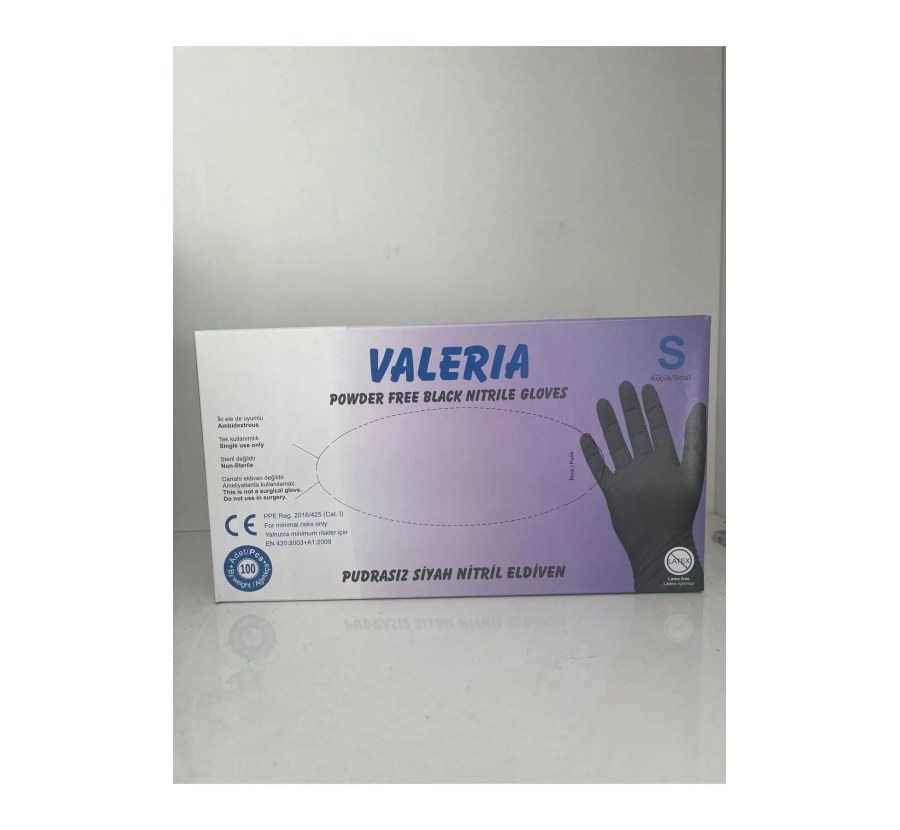 Valeria Pudrasız Nitril Eldiven 100'lü 20 Paket